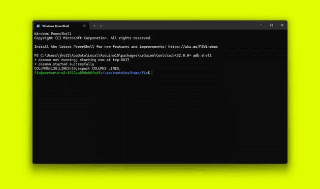 ADB shell command